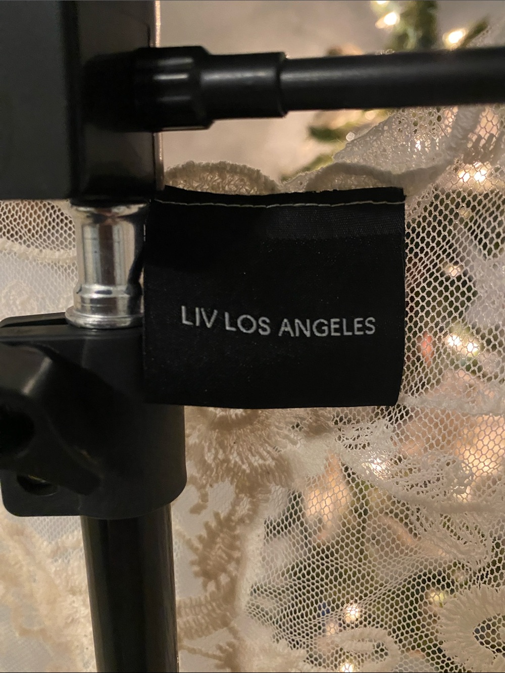 Sheer Embroidered Lace Robe - Cream - Picture 2 of 3